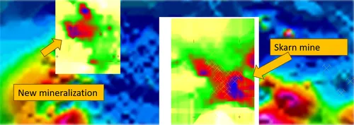 Skarn Deposit — targets after CAGE-IN